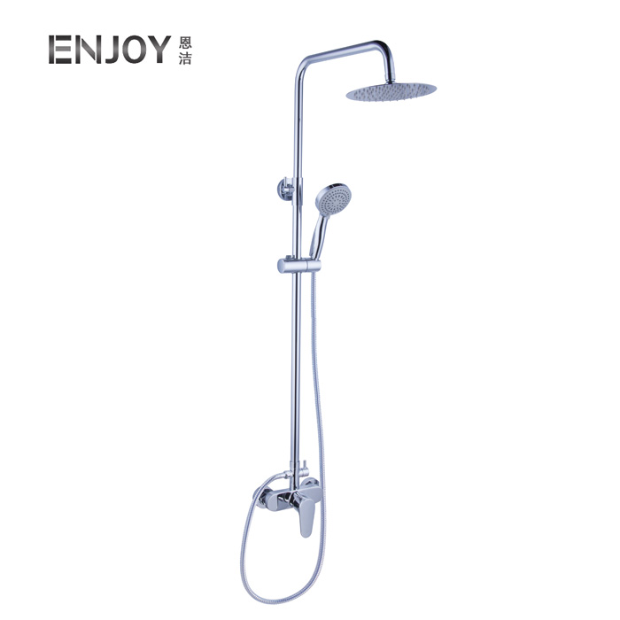 5-Function Drill-Free Shower System With Adjustable Shower Arm Product Features