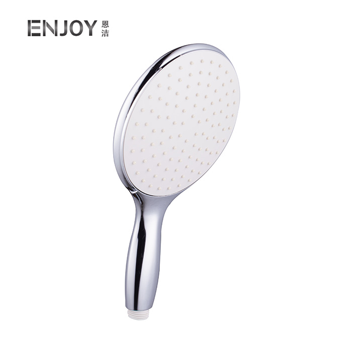 Handheld Shower with Powerful Shower Spray against Low Pressure Water Supply Pipeline, Multi-functions, Bathroom Accessories w/Hose, Bracket, and Teflon Tape- Chrome