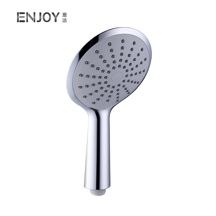 Handheld Shower with Single function, Bathroom Accessories w/Hose, Bracket, and Teflon Tape- Chrome