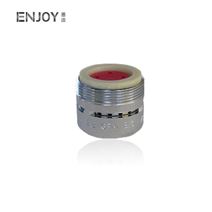 Slotted Aerator for Kitchen, Bathroom Faucet, 55/64 Inch x 27 Female x 15/16 Inch Male Dual Standard Thread, Water Saving Flow 1.5 GMP, Brass, Chrome