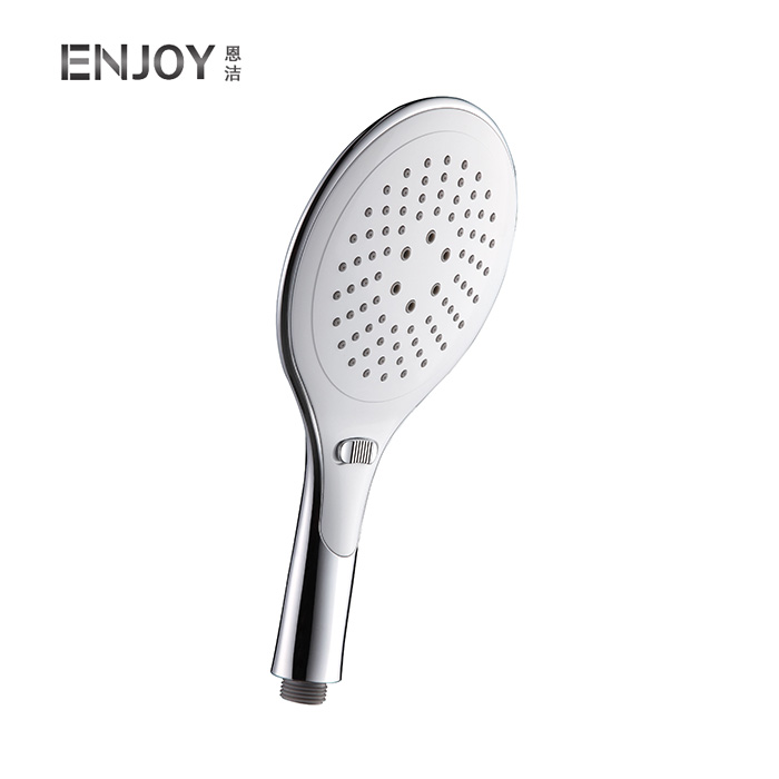 Three function Handheld Shower with switch-off button- Chrome finish