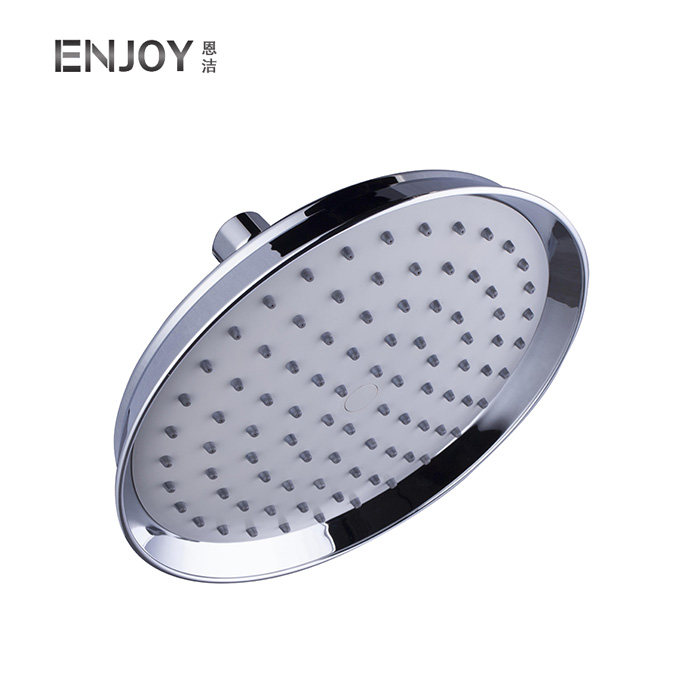 Modern Round 8-in High Pressure Rainfall Shower Head for Bathroom