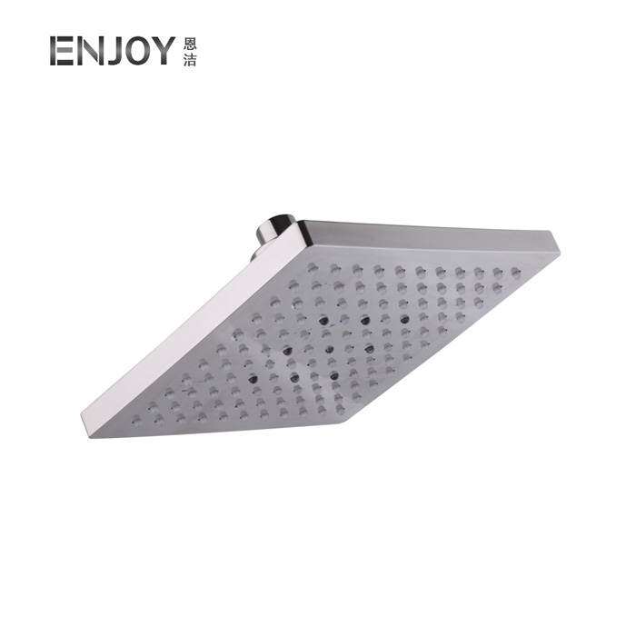 Bathroom 8-inch LED Changing Color Rainfall Shower Head Over-head Shower Spray