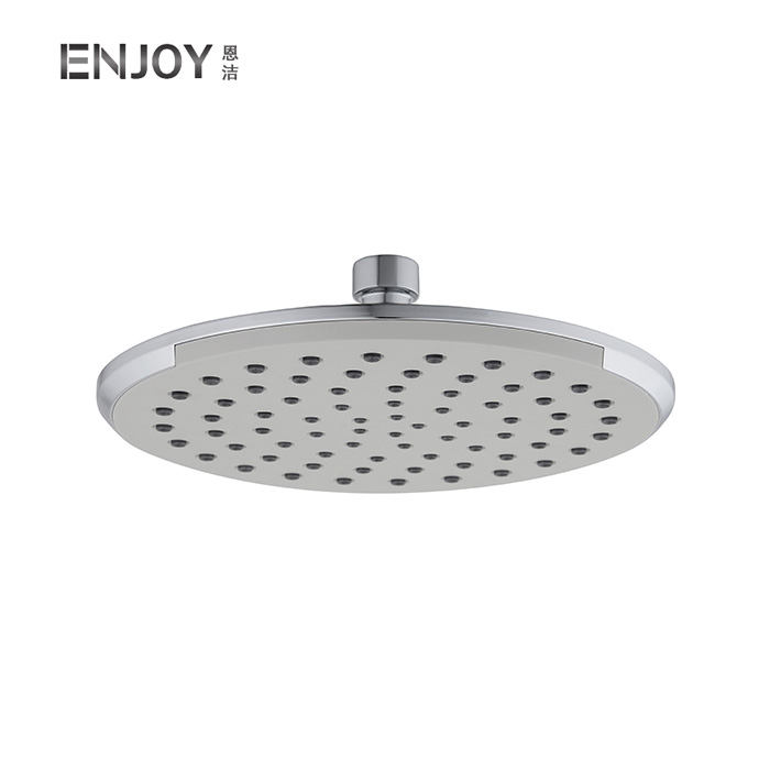 Modern Round 8-in High Pressure Rainfall Shower Head for Bathroom-Chrome