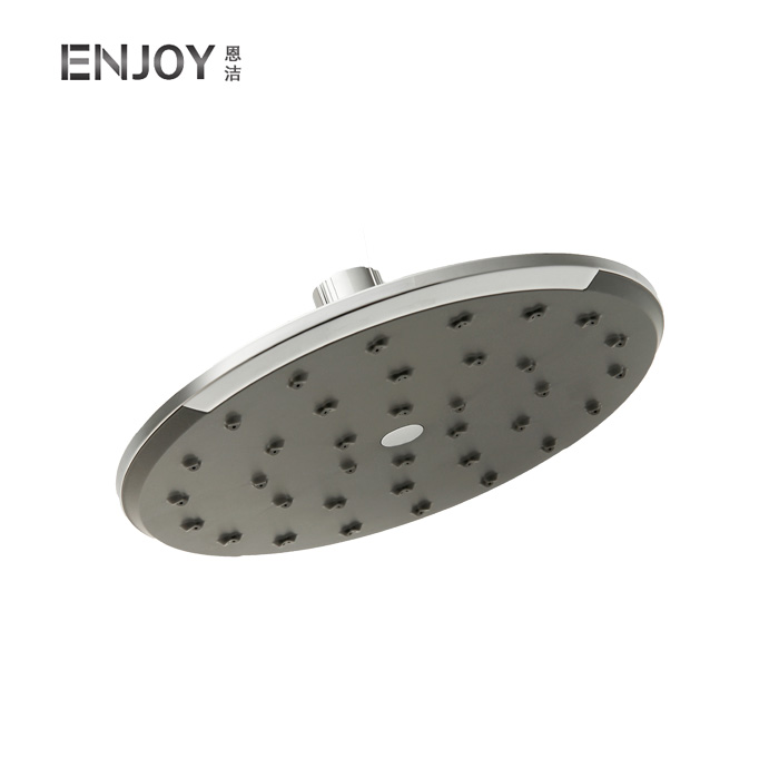 Modern Round 8-in High Pressure Rainfall Shower Head for Bathroom-With Collision spray