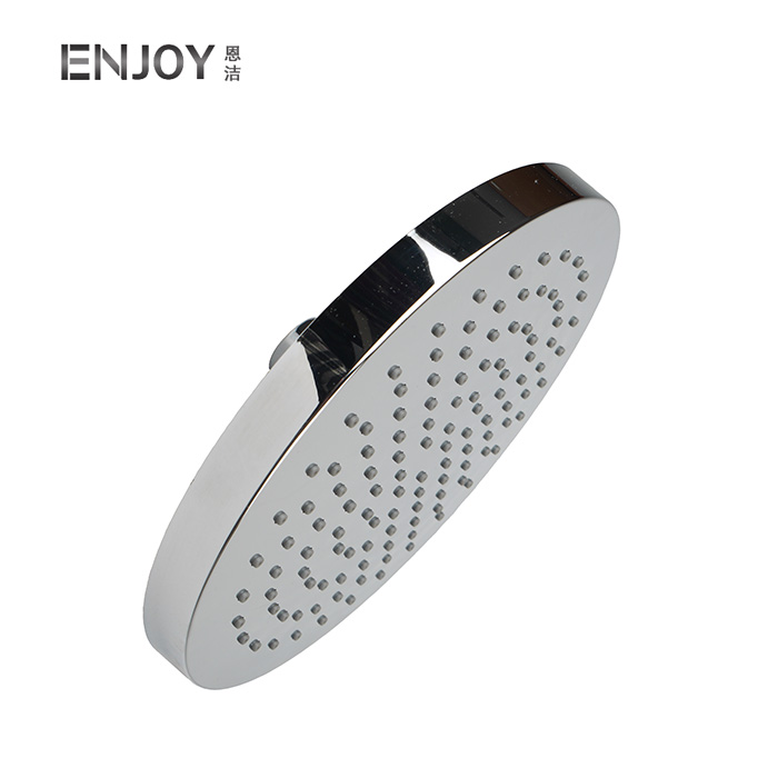 Modern Round 10-in High Pressure Rainfall Shower Head for Bathroom-Full Chrome finish