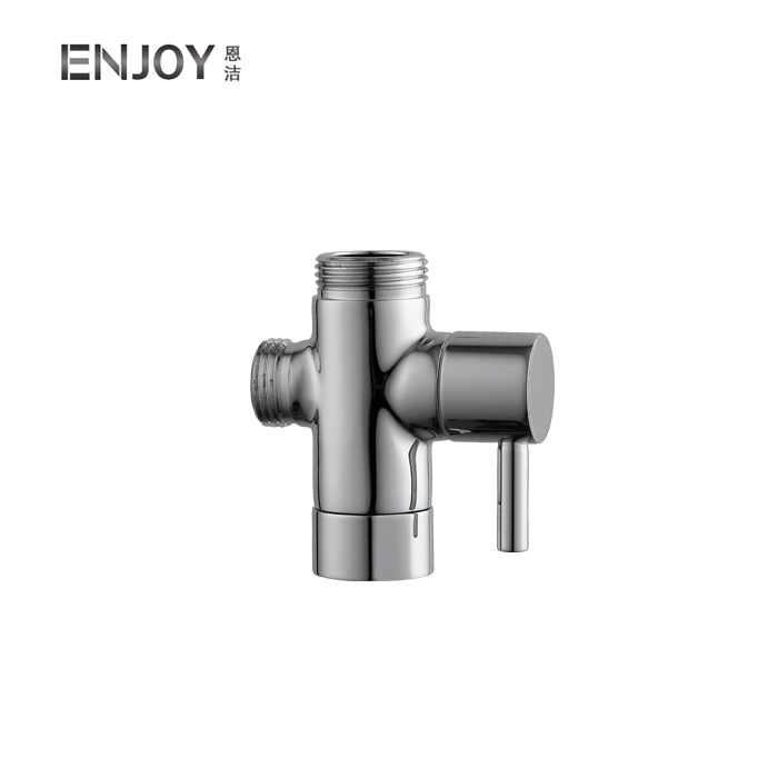 Brass Shower Arm Diverter Valve Bathroom Universal Shower System Component Replacement Part 