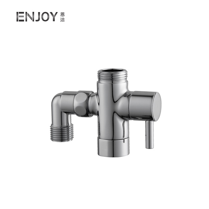 Brass Shower Arm Diverter Valve Bathroom Universal Shower System Component Replacement Part 